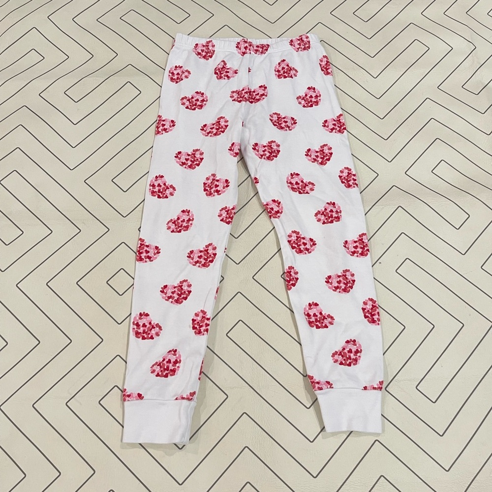 Kissy Kissy White Heart Pajama Pants